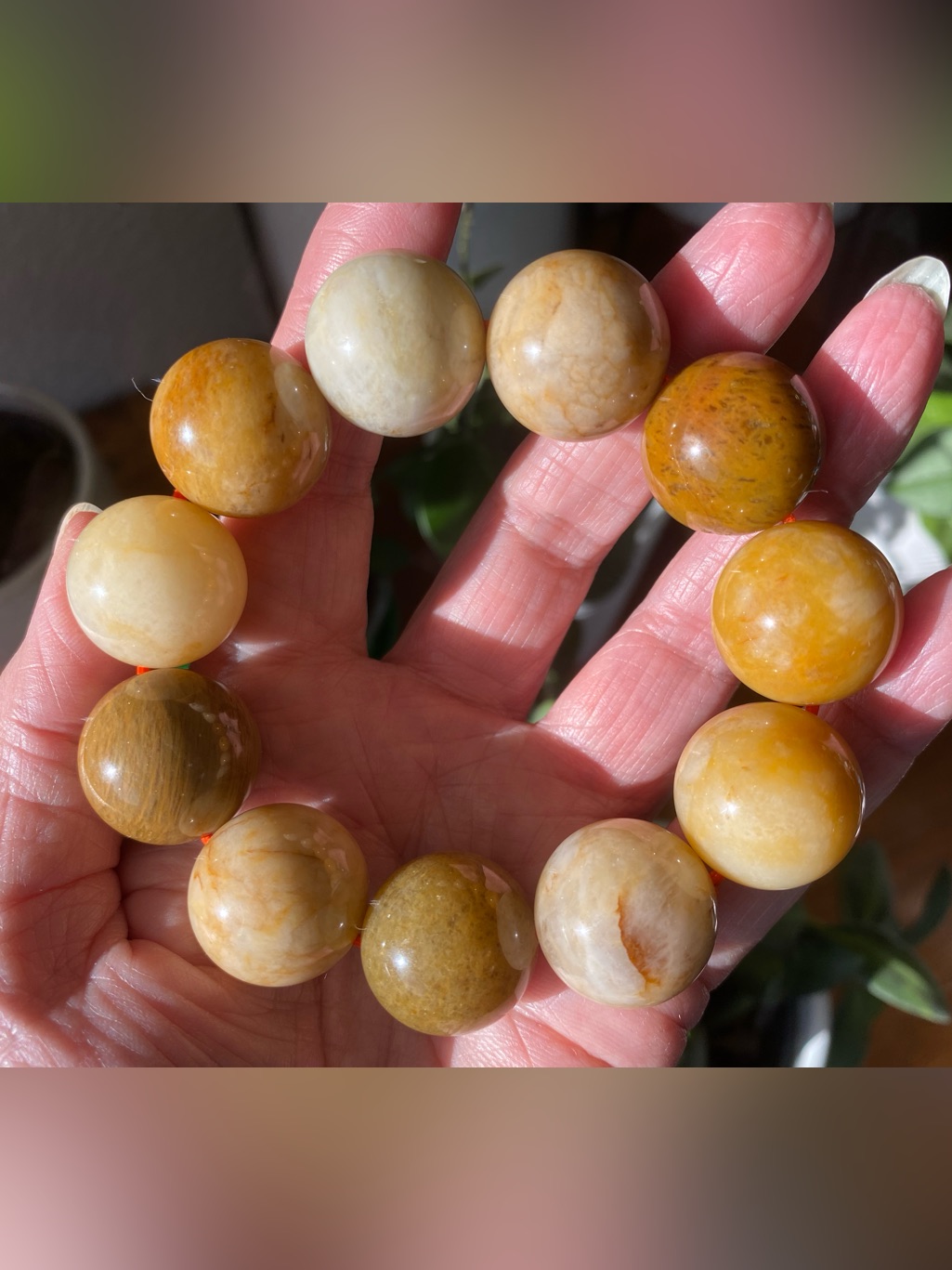 Yellow Jade 20mm Bracelet